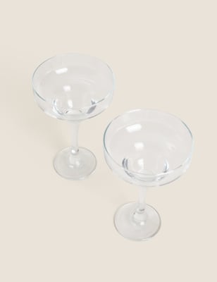 Clear Margarita Glass - set of 2