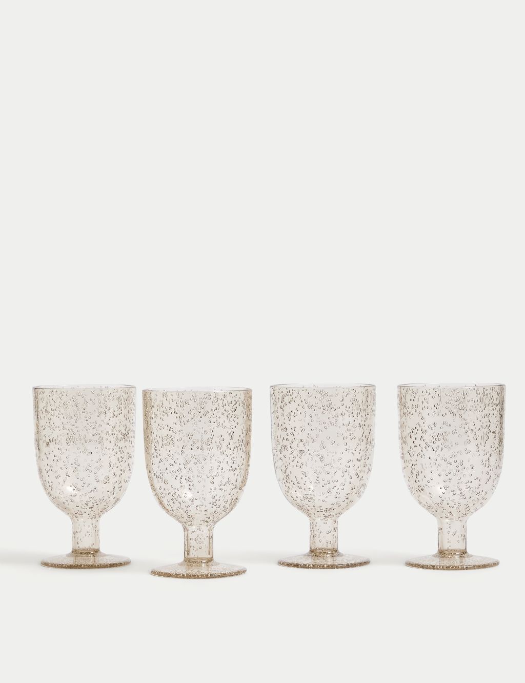 Set of 4 Global Artisan Picnic Wine Glasses