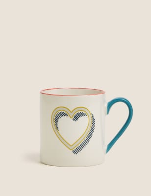 Mug à motif coeur - Multi