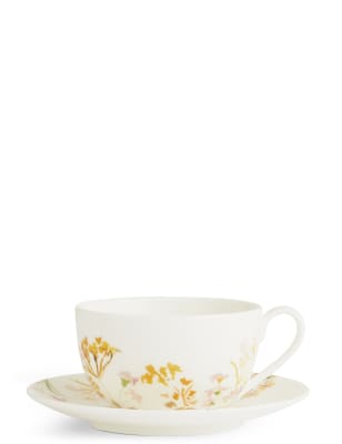 Painterly Floral Cup & Saucer | M&S