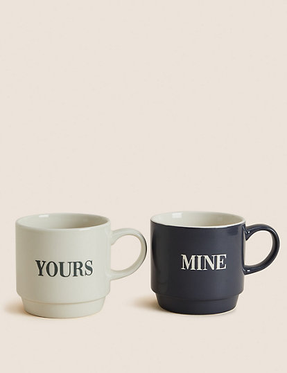 Set of 2 Mine & Yours Mugs