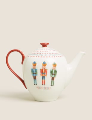 

Festive Nutcracker Teapot - Multi, Multi