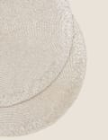 Lot de 2&nbsp;sets de table ornés de perles