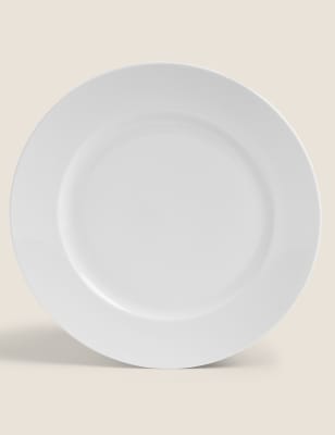 M&s white best sale dinner set