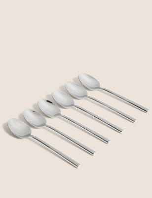 

M&S Collection Manhattan - Juego de 6 cucharillas de café - Plata, Plata