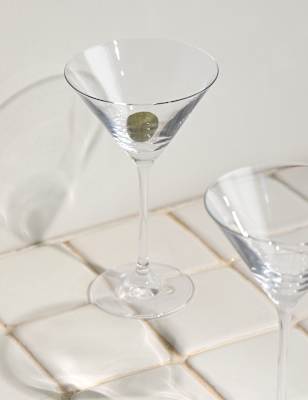 M&S Womens Set of 4 Maxim Martini Glasses - Clear, Clear