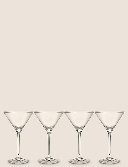 Set of 4 Maxim Martini Glasses