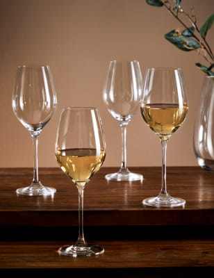 Set of 4 Maxim White Wine Glasses