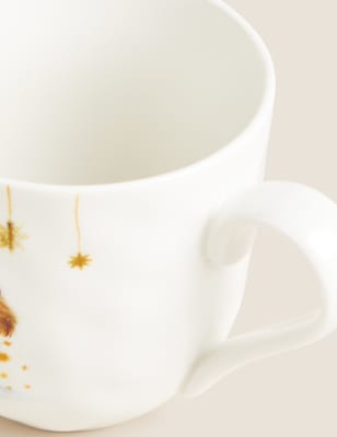 

M&S Collection Christmas Squirrel Mug - Multi, Multi