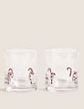 Set of 2 Candy Cane Tumblers