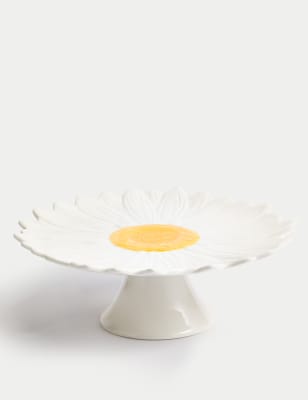 

M&S Collection Daisy Cake Stand - White, White