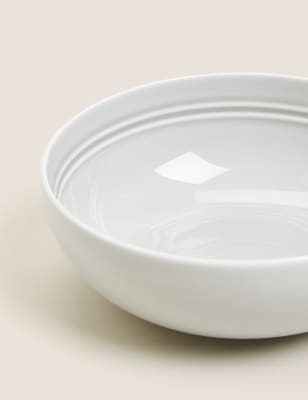 

M&S Collection Set of 4 Marlowe Cereal Bowls - Light Grey, Light Grey