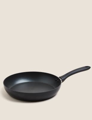 M&S Black Aluminium 28cm Non-Stick Frying Pan, Black