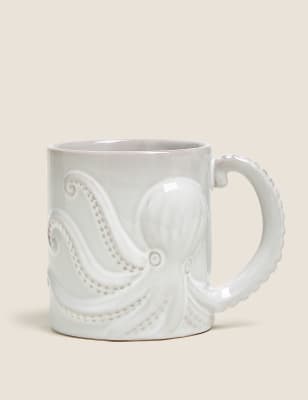 

Octopus Mug - White, White