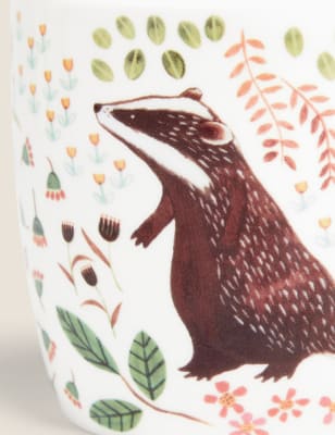 

M&S Collection Badger Woodland Mug - Multi, Multi