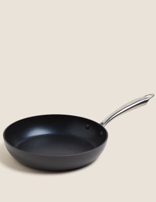 

M&S chef Hard Anodised 24cm Medium Frying Pan - Black Mix, Black Mix