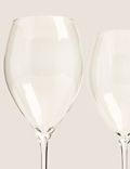 Set of 4 Large White Wine Glasses