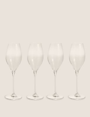 Set of 4 Prosecco Glasses | The Sommelier's Edit | M&S