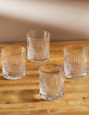 Set of 4 Adeline Glass Tumblers