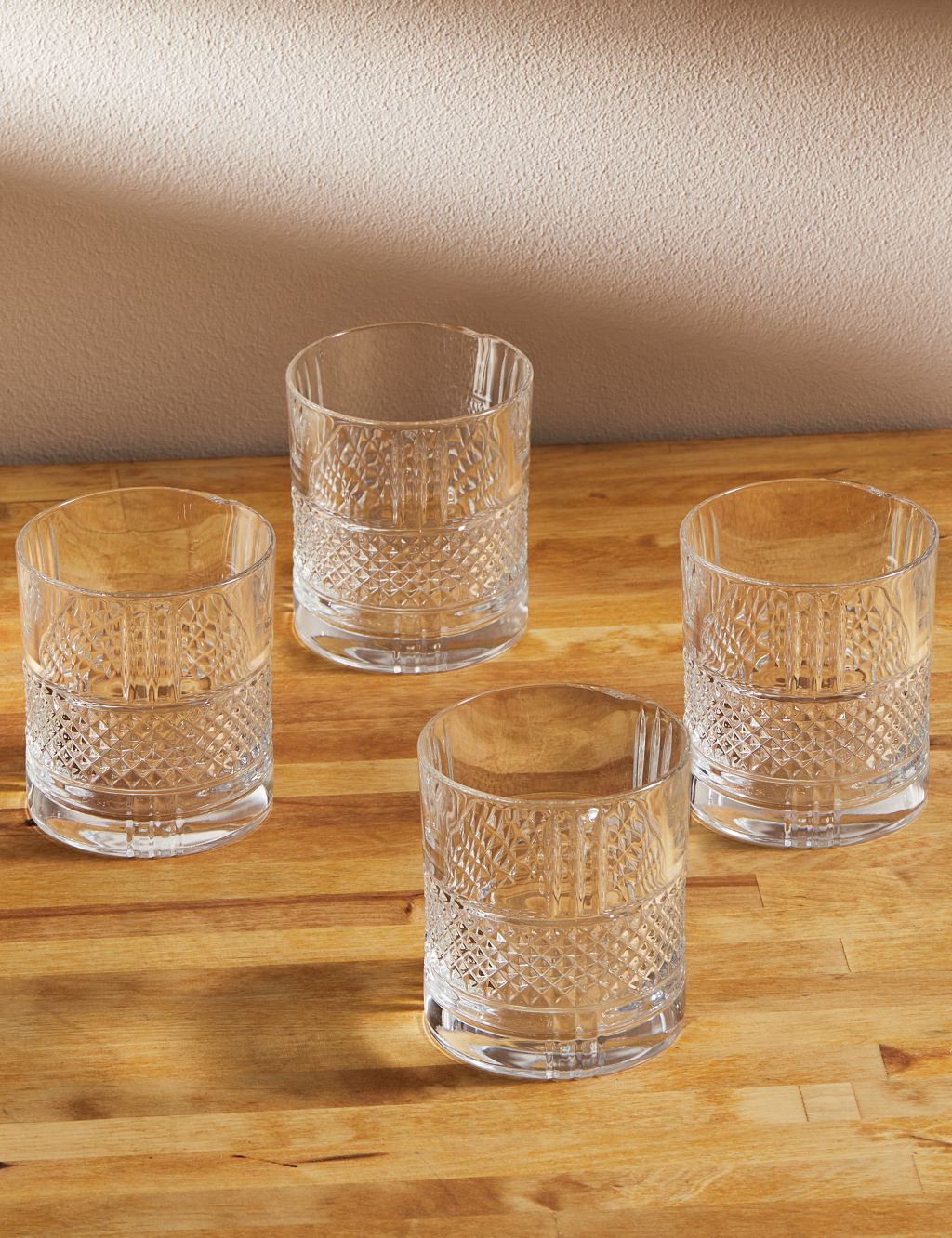 Set of 4 Adeline Glass Tumblers image 1