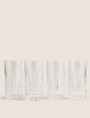 Set of 4 Timeless Hi Ball Glasses