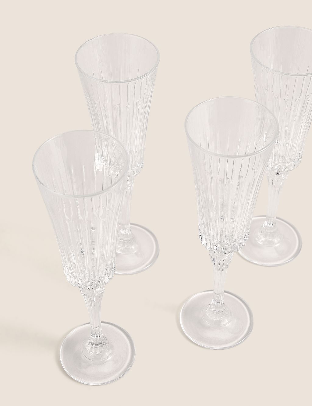 Set of 4 Timeless Champagne Flutes image 3