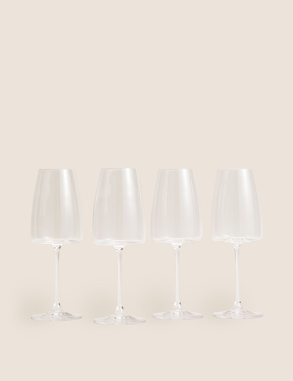 Set of 4 Contemporary White Wine Glasses