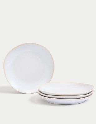 

M&S Collection Set of 4 Argo Side Plates - Natural, Natural