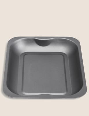 

M&S Collection Aluminiumbräter mit Antihaftbeschichtung, 38 cm - Silber, Silber