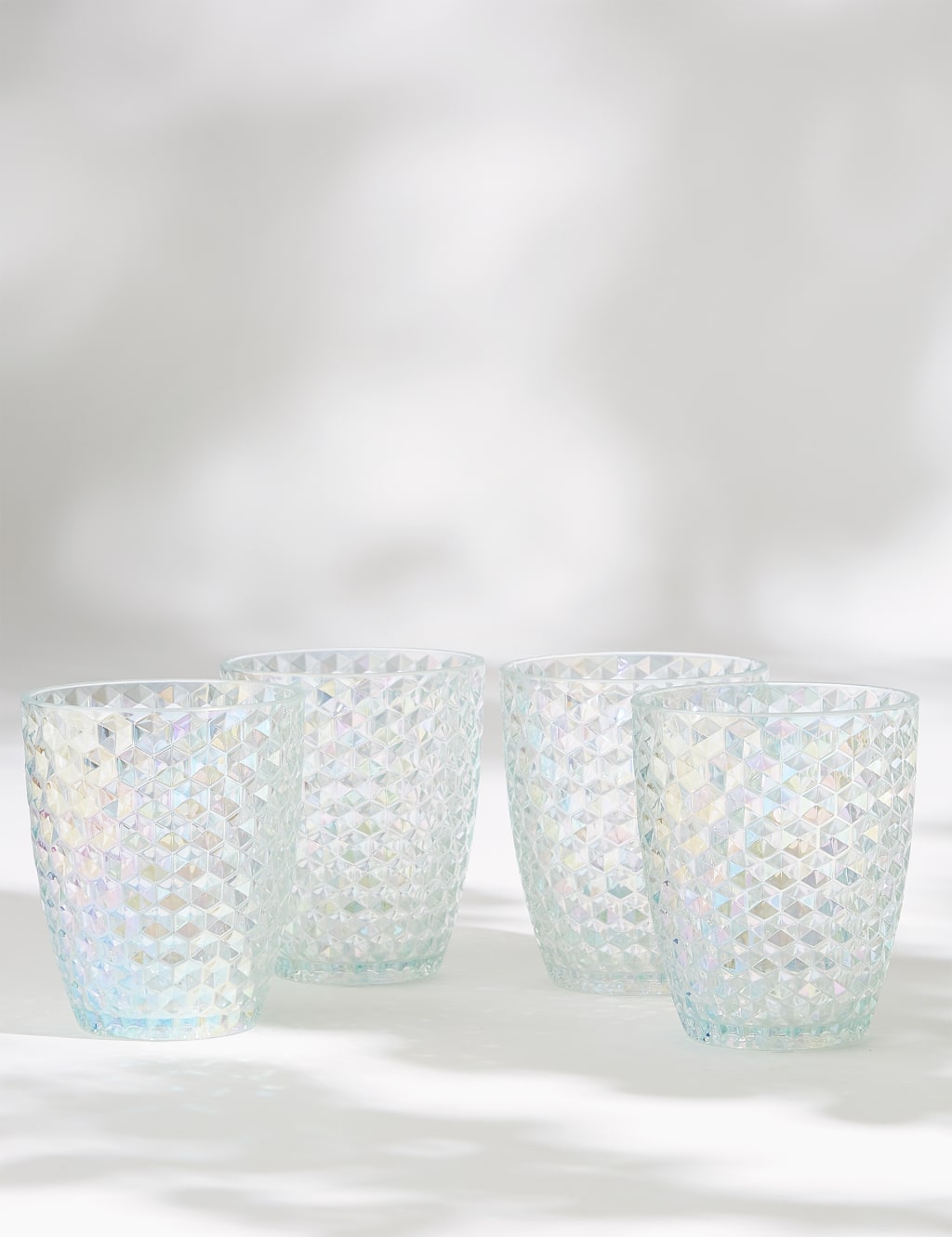 Set of 4 Lustre Picnic Tumblers