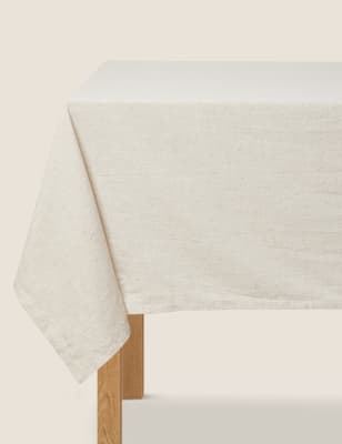 

M&S Collection Mantel de algodón con lino - Naturalidad, Naturalidad