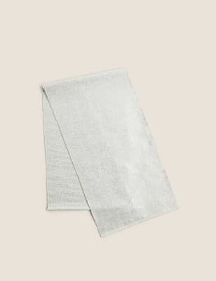 

Gewebter Metallic-Tischläufer - Silber, Silber