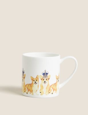 

M&S Collection Jubilee Corgi Mug - Multi, Multi