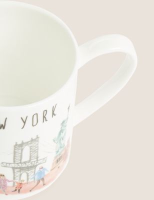 M&S Collection New York Mug - Multi