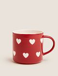 Grand mug à motif coeur