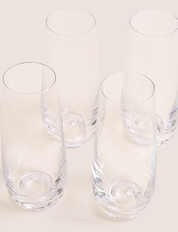 Set of 4 Maxim Stemless Prosecco Glasses