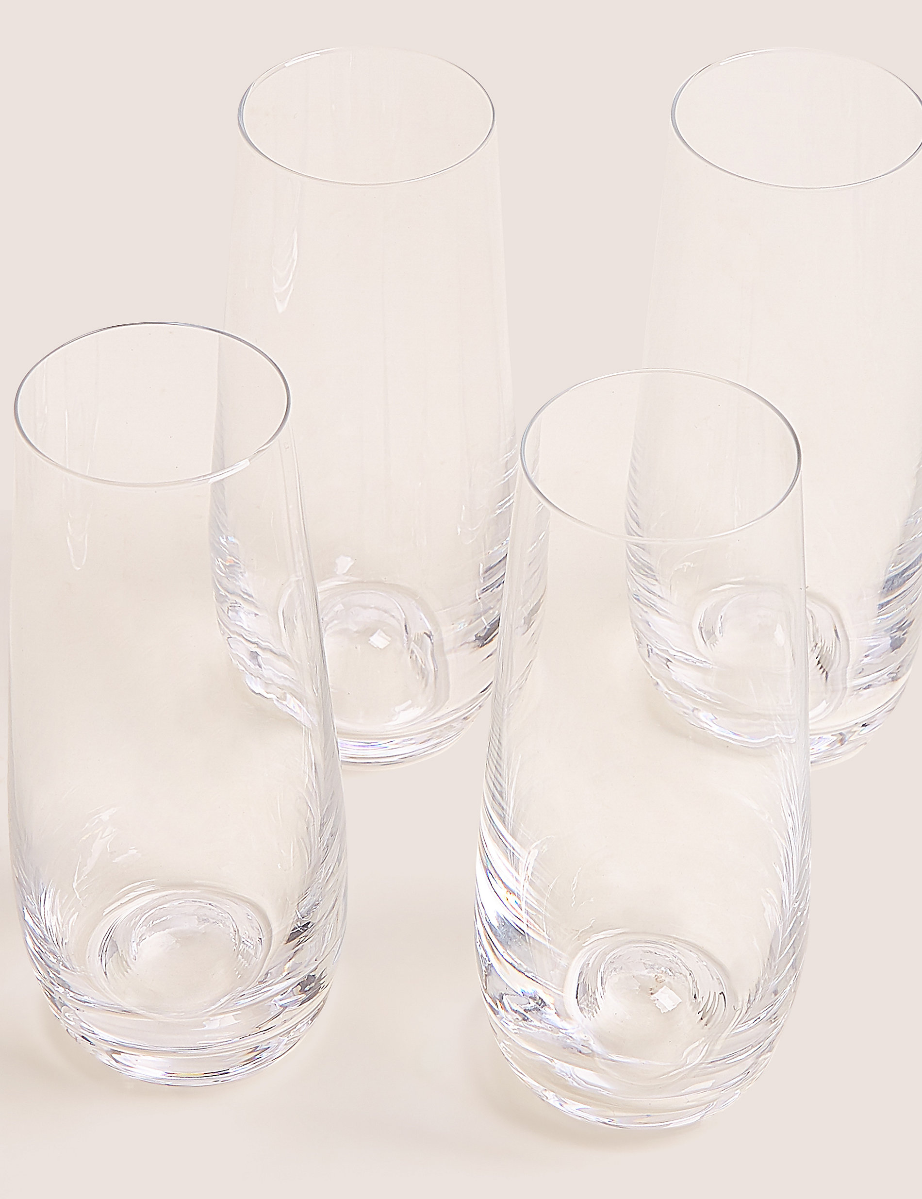 Set of 4 Maxim Stemless Prosecco Glasses