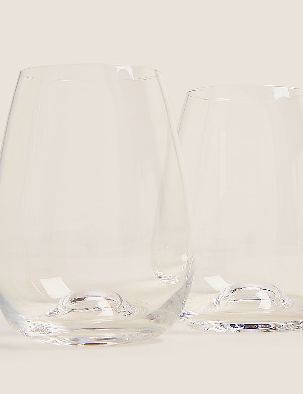 Set of 4 Maxim Stemless Wine Glasses