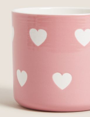 M&S Collection Jumbo Heart Mug - Pink