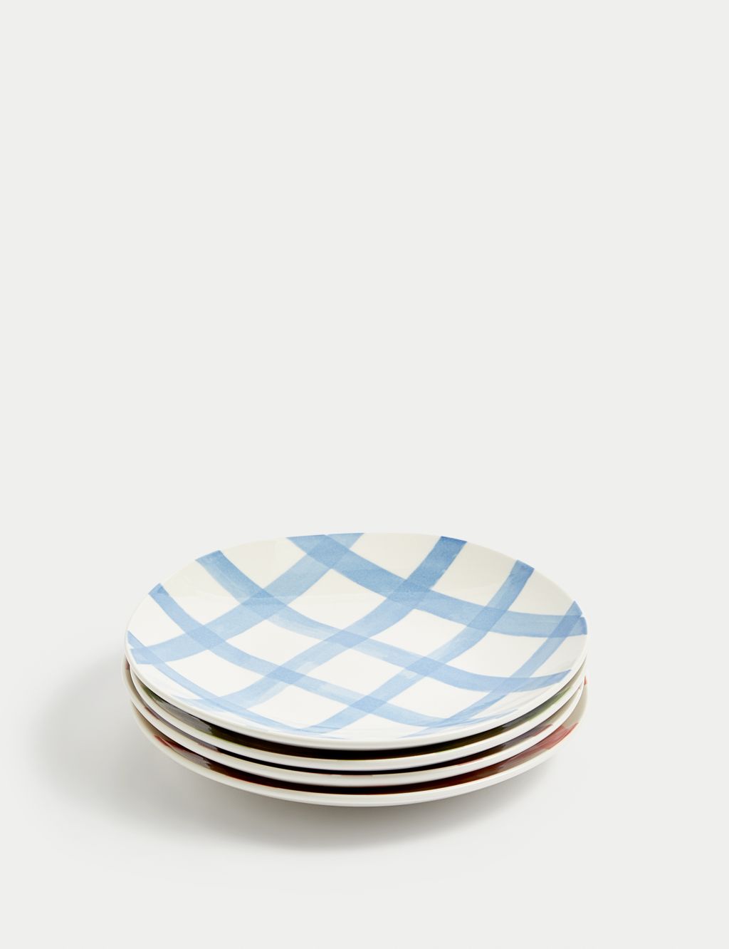 Set of 4 Striped Side Plates image 3