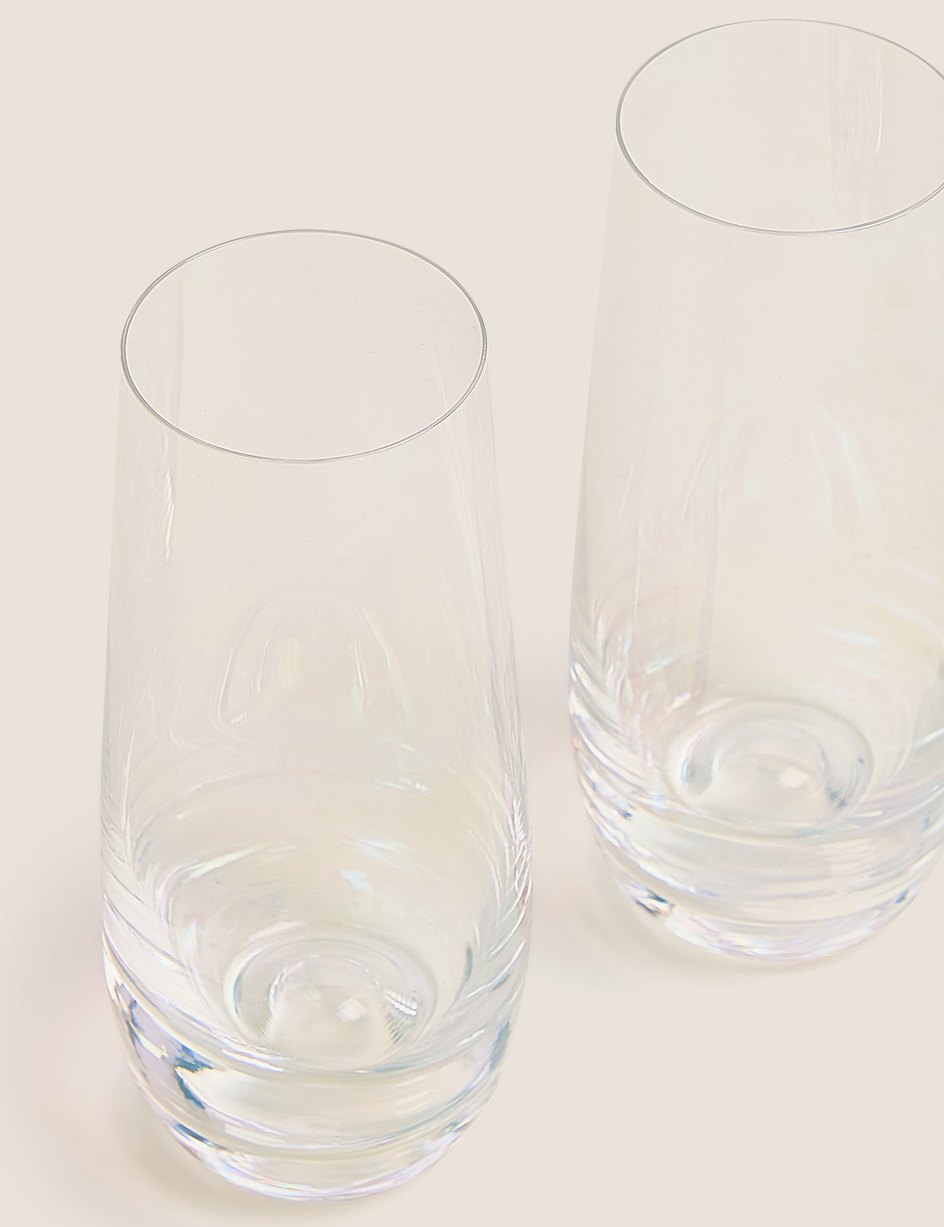 Set of 2 Lustre Stemless Prosecco Glasses