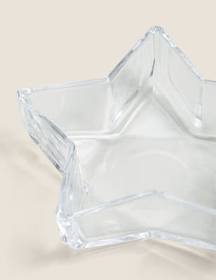 

M&S Collection Small Star Glass Bowl - Clear, Clear