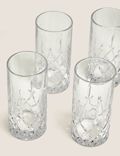 Set of 4 Charleston Highball Glasses
