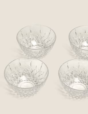 

M&S Collection 4er-Set Dessertschalen „Charleston“ - Klar, Klar