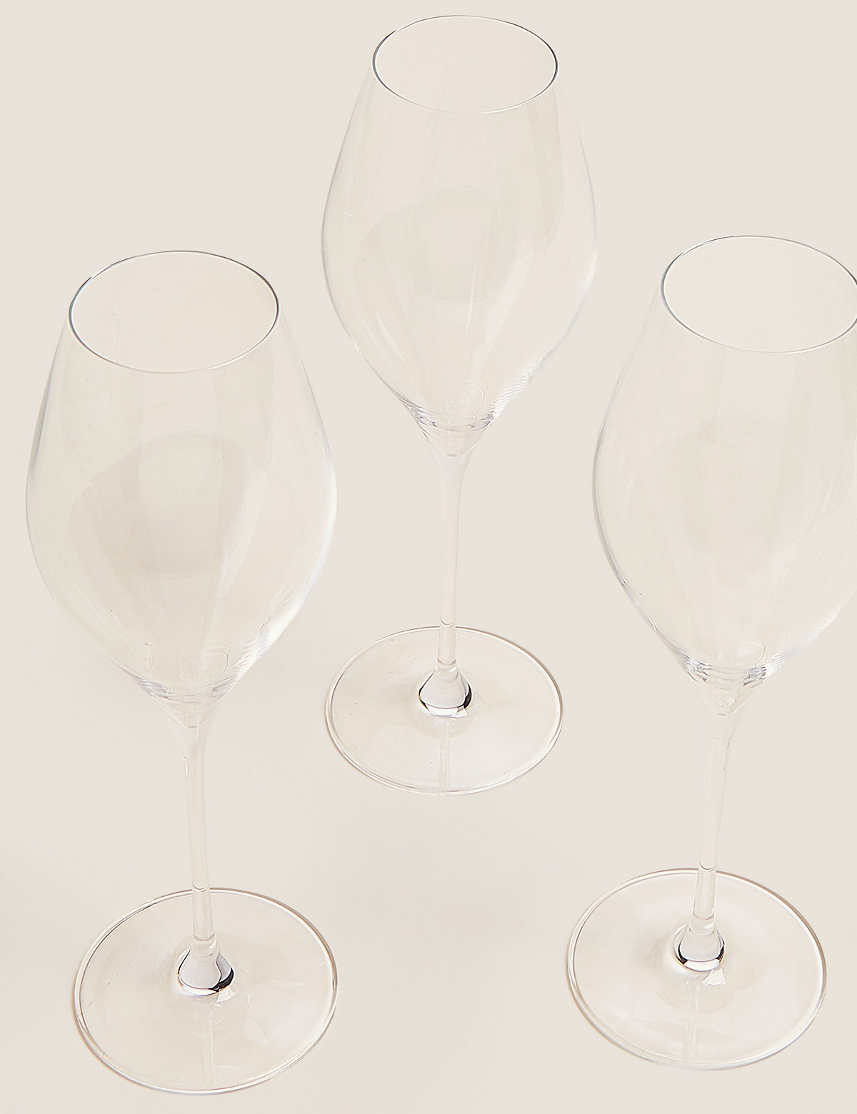 Set of 4 Grace Crystal White Wine Glasses