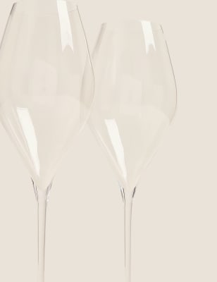 Set of 4 Grace Crystal White Wine Glasses