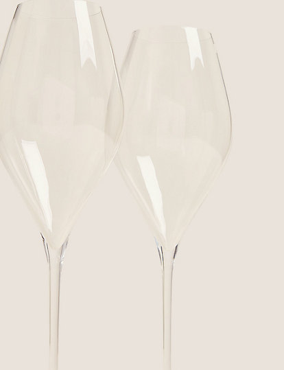 Set of 4 Grace Crystal White Wine Glasses