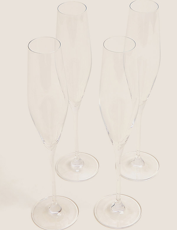 Set of 4 Grace Champagne Flutes