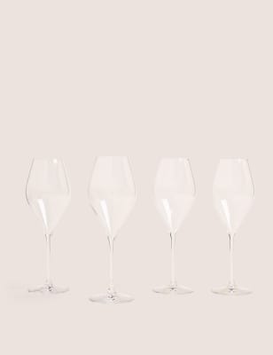 

M&S Collection Grace - Juego de 4 copas de vino tinto - Claro, Claro
