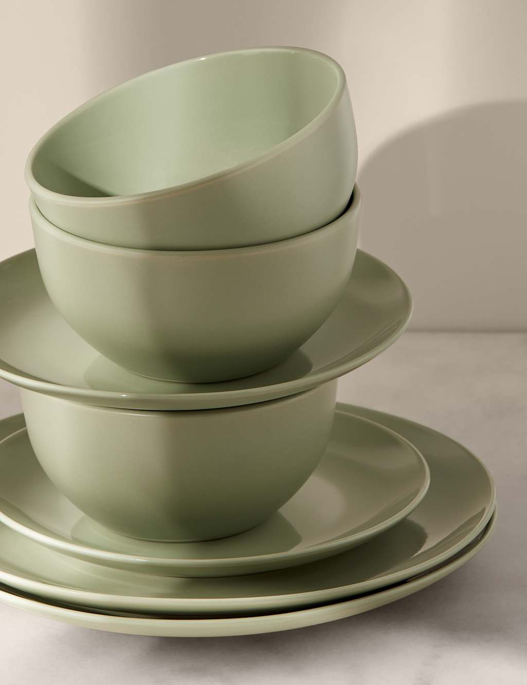 12 Piece Everyday Stoneware Dinner Set